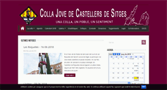 Desktop Screenshot of jovedesitges.cat